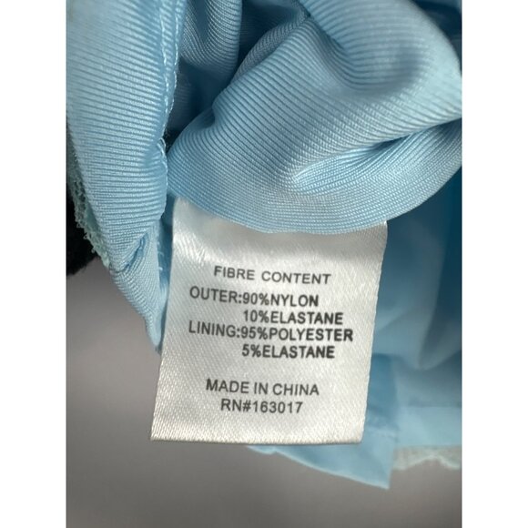 Women's Princess Polly Size 8 Sky Blue Lace Tank with Side Zipper - Picture 7 of 7